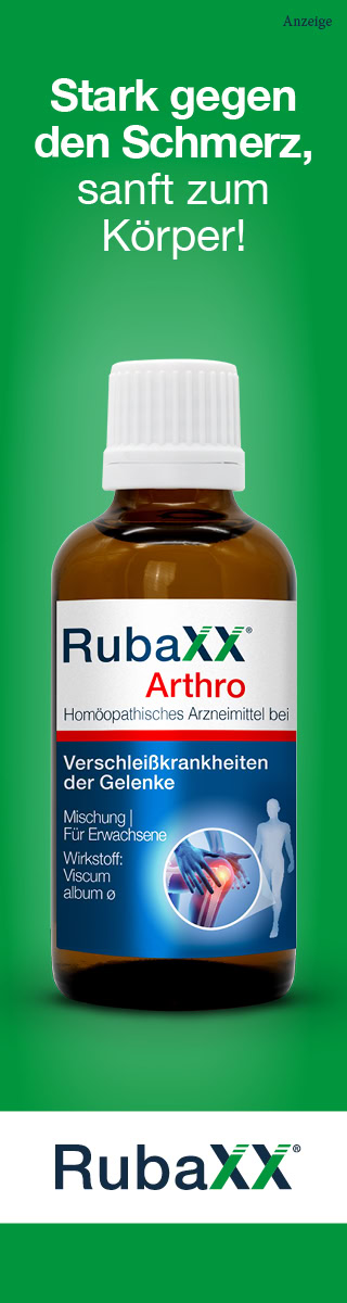 Rubaxx Arthro - Stark gegen den Schmerz